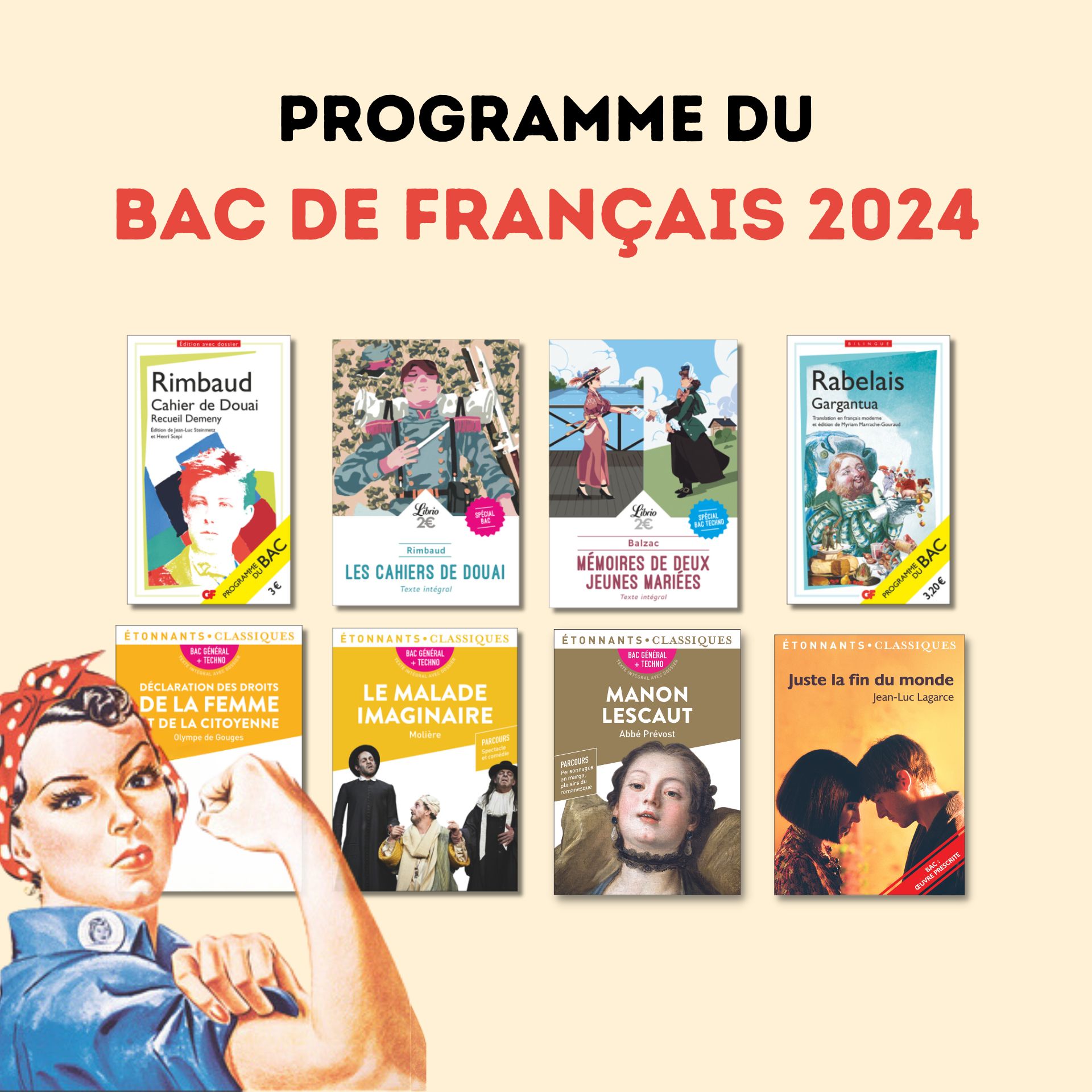 Programme Bac Français 2024 - Actualité - Editions Flammarion